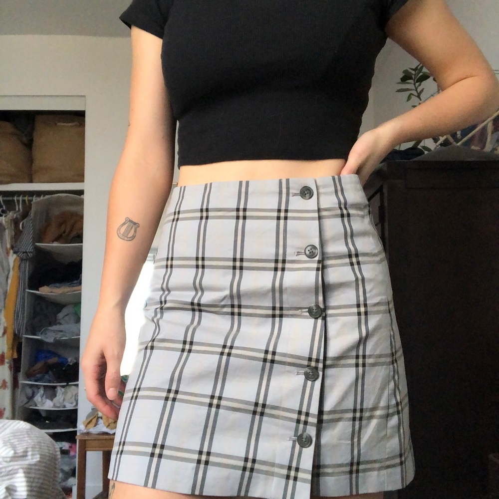 Aritzia Plaid Skirt